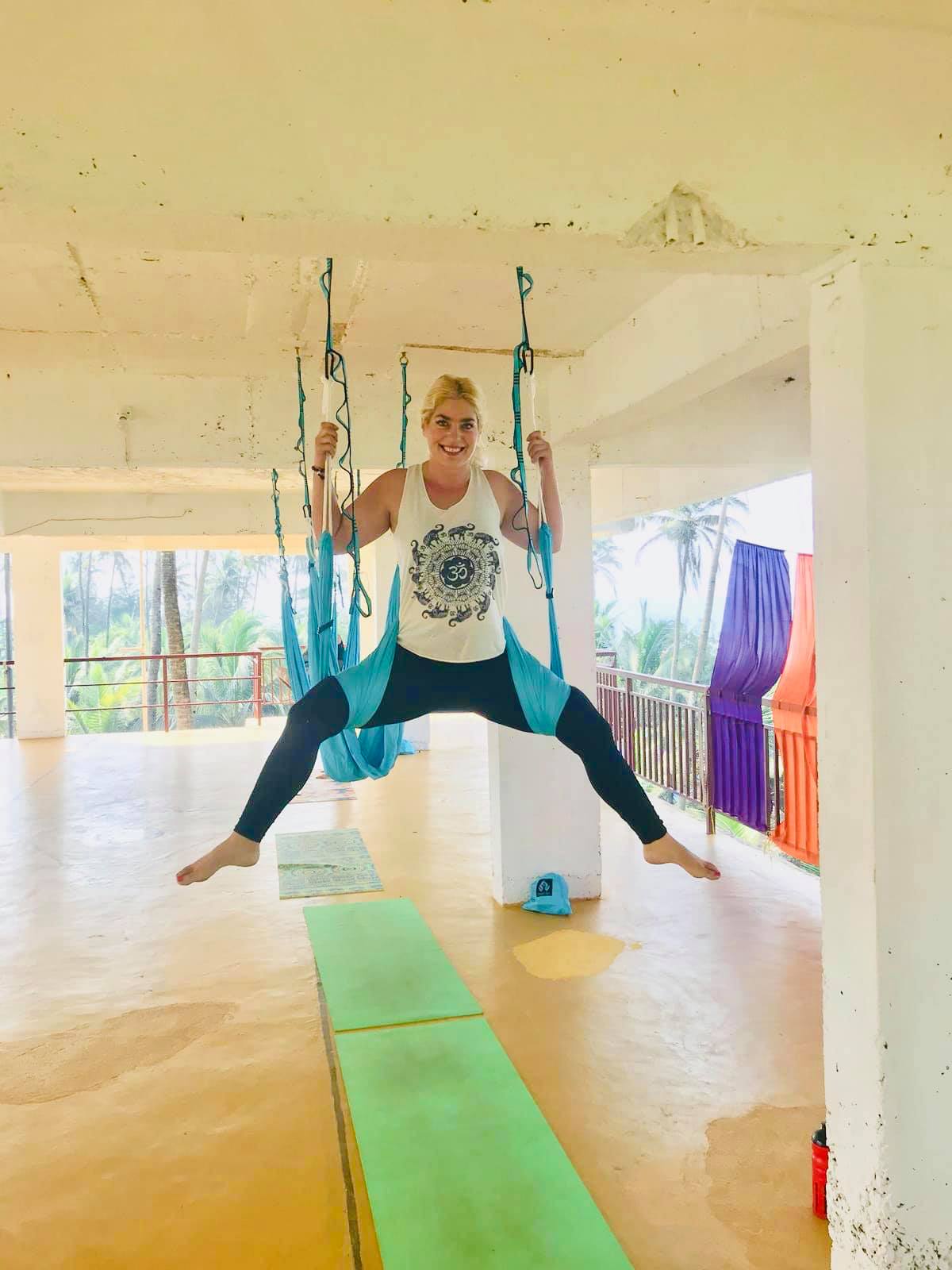 Aerial Yoga Upaya Yoga Goa India
